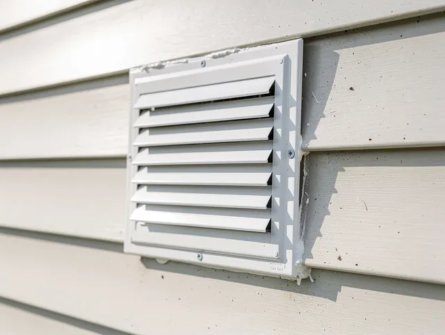 Expert vent cover replacement by Swansea Dryer Vent Cleaning in Swansea