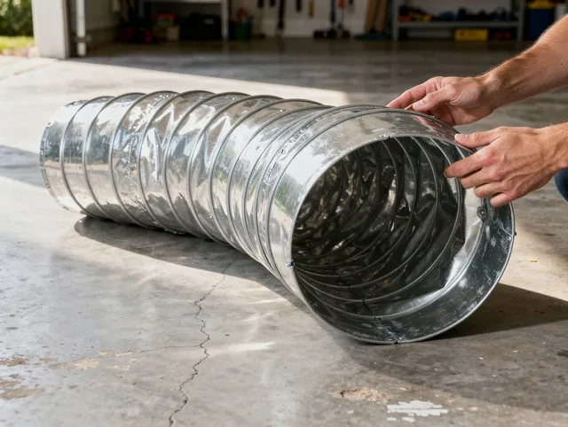 Swansea Dryer Vent Cleaning specialist using advanced equipment for thorough duct cleaning in Swansea