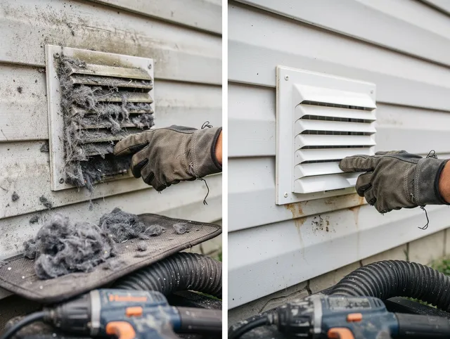 Residential dryer vent cleaning by Swansea Dryer Vent Cleaning in Swansea